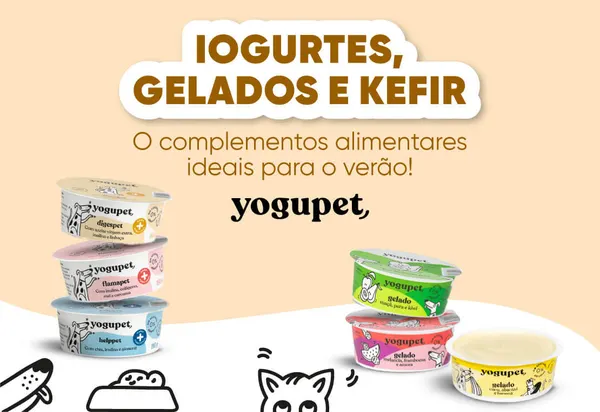 Yogupet – Iogurtes, gelados e kefir para cães e gatos