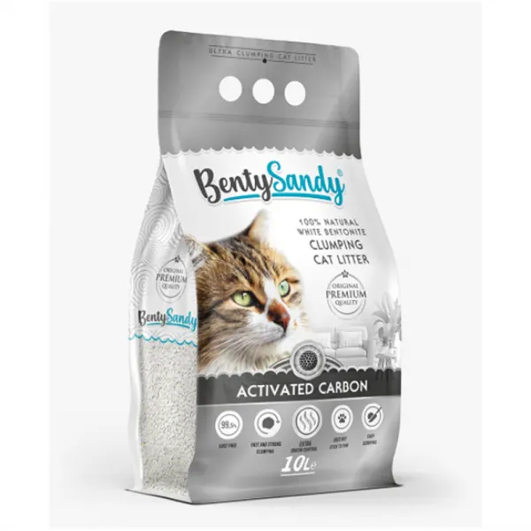 BentySandy Active Carbon Areia Aglomerante com carvao ativado