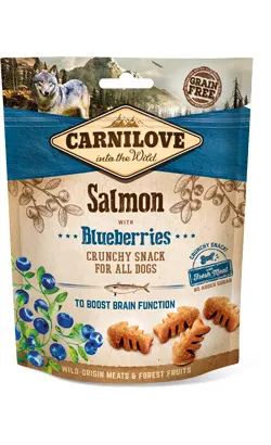 Carnilove Dog Snack Crunchy Snack Salmon with Blueberries 200 gr