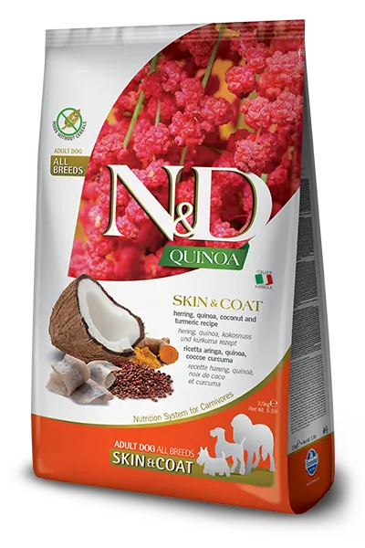 Farmina ND Quinoa Skin e Coat HERRING