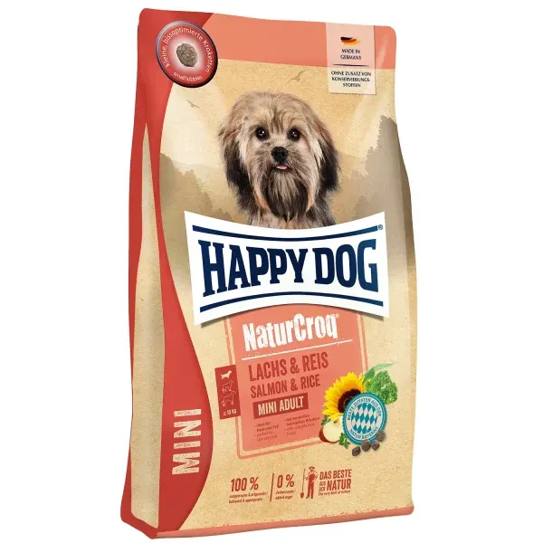 Happy Dog NaturCroq Mini Salmão 4 Kg