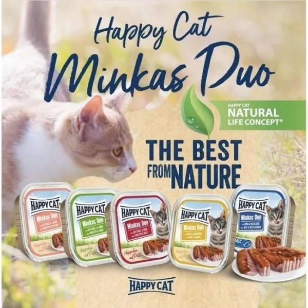 Happy Cat Wet Minkas Duo 100 Gr