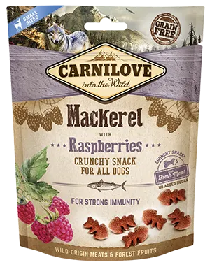Carnilove Dog Crunchy Snack Mackerel E Raspberries 200 g