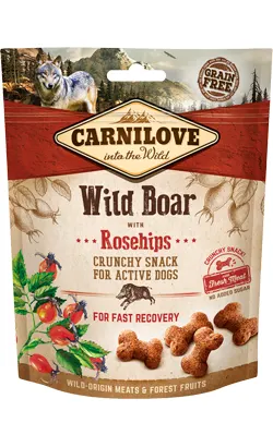 Carnilove Dog Snack Crunchy Snack Wild Boar E Rosehips 200 gr