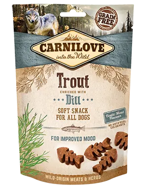 Carnilove Dog Snack Soft Trout with Dill 200 gr
