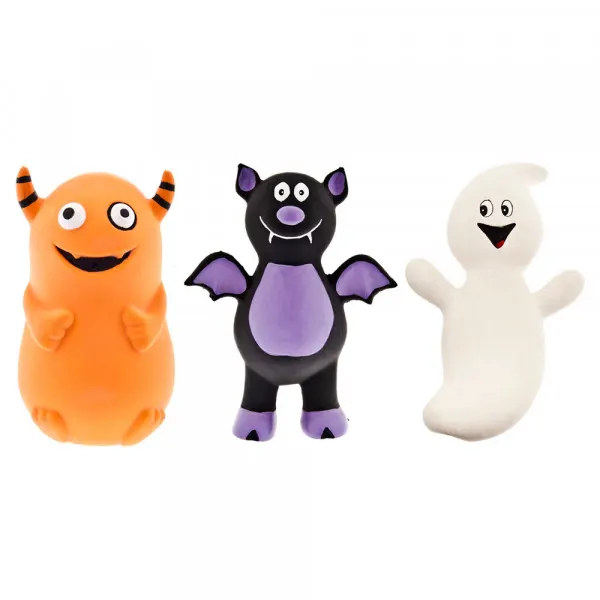 Ferribiella Figuras de Halloween de Látex para Cães