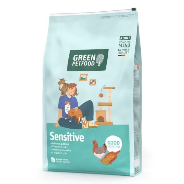 Green PetFood FairCat Safe Gato Adulto – Inseto