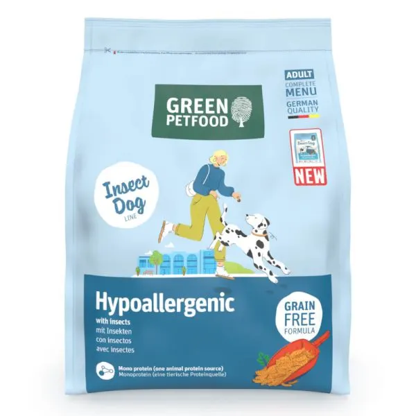 Green Petfood InsectDog Hypoallergen Cão Adulto – Inseto