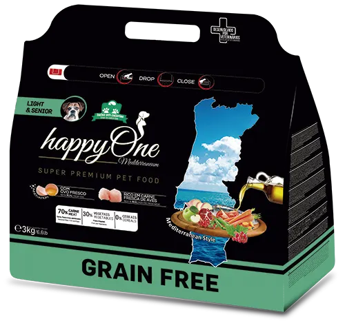 HappyOne Mediterraneum Dog Light E Senior