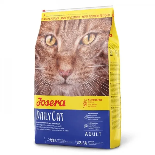 Josera DailyCat – Ração Seca Sem Cereais para Gato Adulto