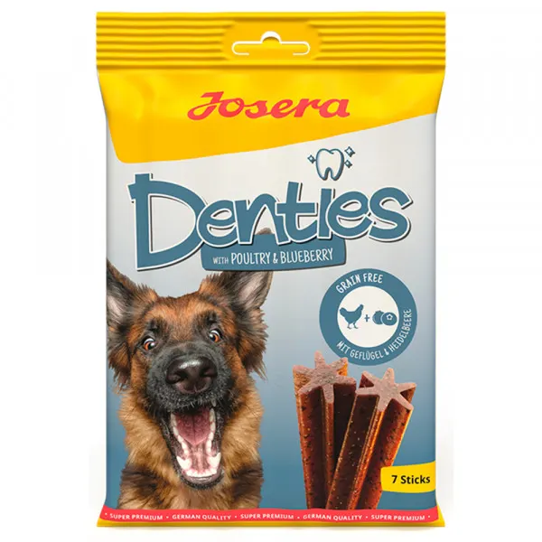 Josera Denties Snacks Dentais De Frango E Mirtilo