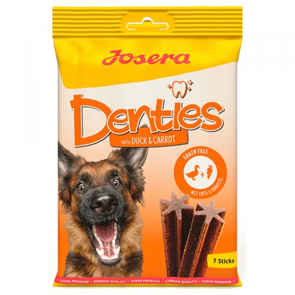 Josera Denties Snacks Dentais De Pato E Cenoura