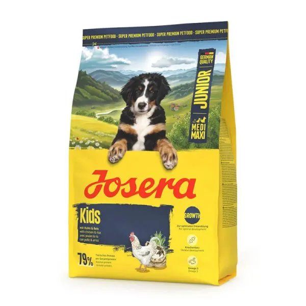 Josera Medi Maxi Kids – Ração Seca para Puppy Médio/Grande – Frango e Arroz