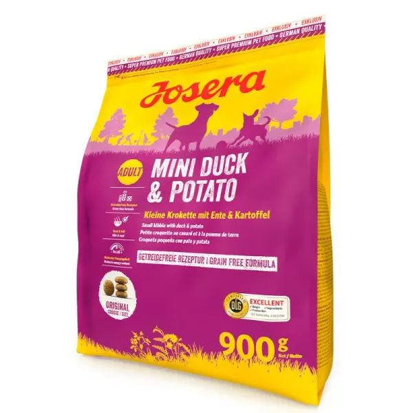 Josera Mini Duck & Potato – Ração Seca para Cão Mini