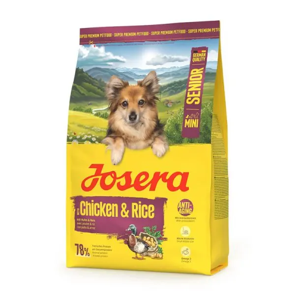 Josera – Ração Seca para Cão Mini Sénior – Frango e Arroz