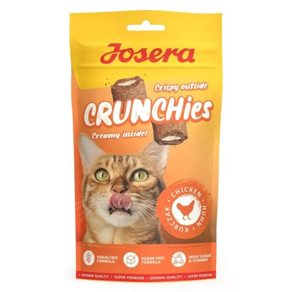 Josera – Snacks Crunchies com Recheio de Frango para Gato 60 gr