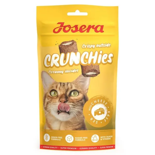 Josera – Snacks Crunchies com Recheio de Queijo para Gato 60 gr