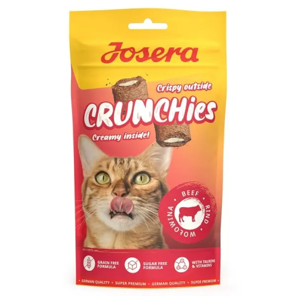 Josera – Snacks Crunchies com Recheio de Vaca para Gato 60 gr