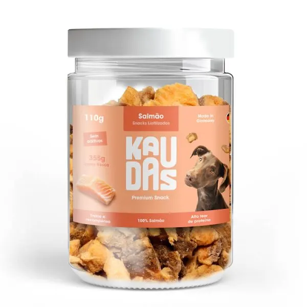 Kaudas – Snacks Liofilizados para Cão – Filete de Salmão 110 gr