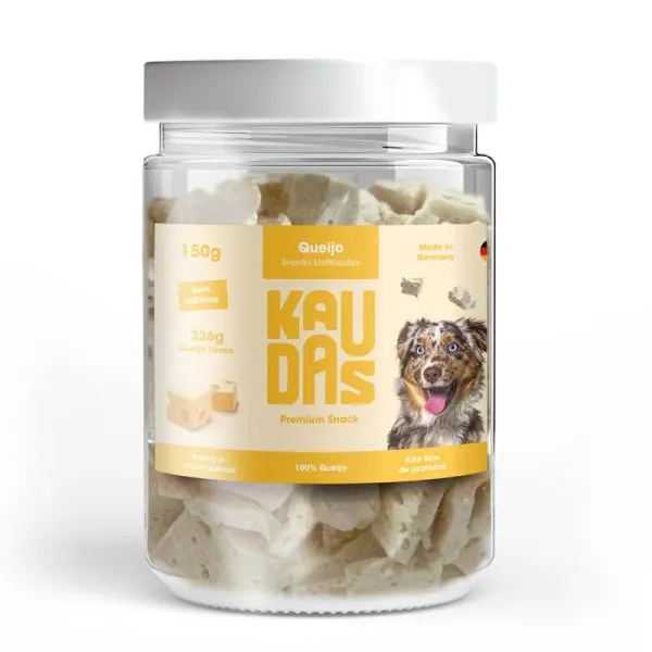 Kaudas – Snacks Liofilizados para Cão – Queijo 150 gr