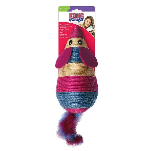Kong Cat Wrangler Scratch Mouse