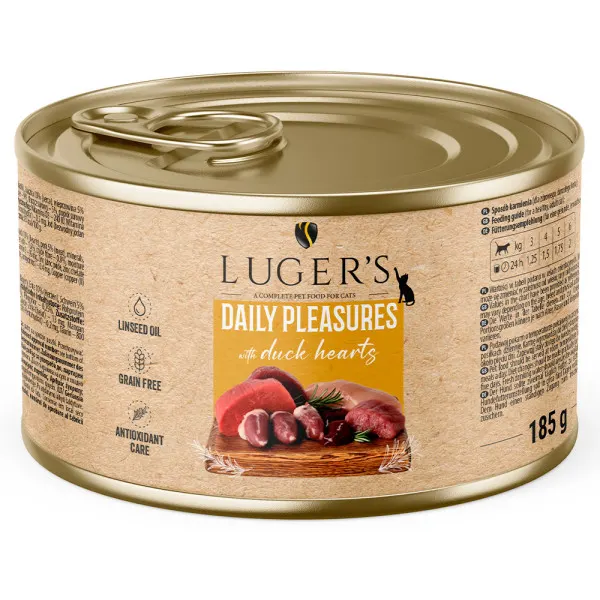 Luger s Daily Pleasures Wet Cat Coração de pato