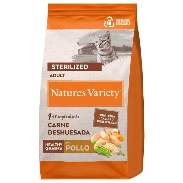 Nature’s Variety Healthy Grains Gato adulto esterilizado – Frango