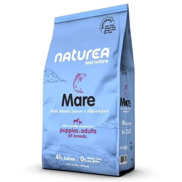 Naturea Naturals Mare Puppy & Adult Salmão