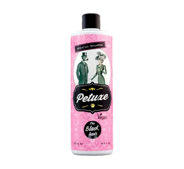 Petuxe Champô Vegan para Pelos Pretos cão e gato 200 ml