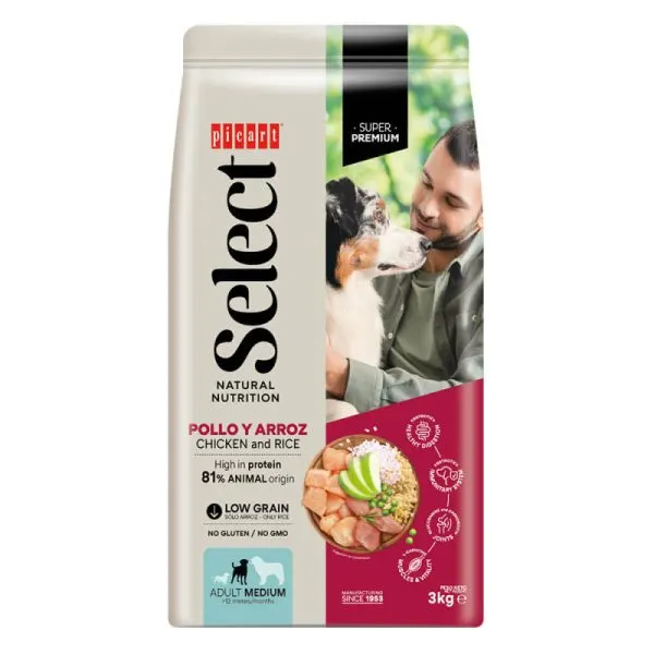 Picart Select Cão Medium Adulto – Frango e Arroz