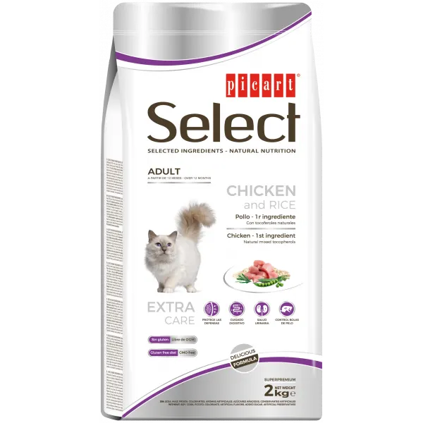 Picart Select Gato Adulto – Frango, Ovo e Arroz