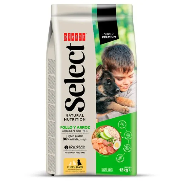 Picart Select Super Premium Puppy Maxi – Frango e Arroz 12 Kg