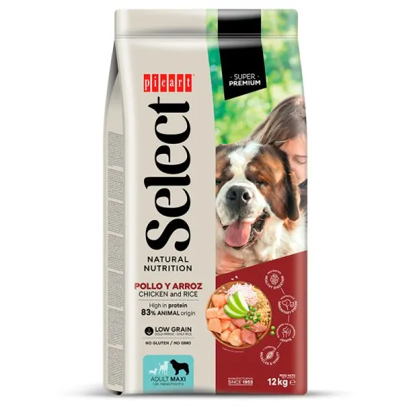 Picart Select Cão Maxi Adulto – Frango e Arroz 12 kg