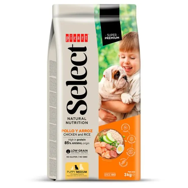 Picart Select Super Premium Puppy Medium – Frango e Arroz