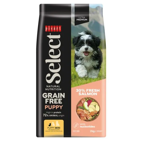 Picart Select Ultra Premium Sem Cereais Puppy Mini – Salmão 2 Kg