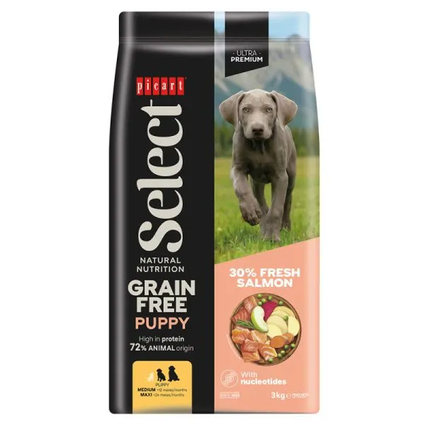 Picart Select Ultra Premium Sem Cereais Puppy – Salmão