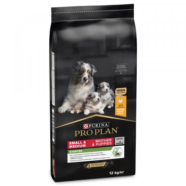 Pro Plan Starter Small e Medium Mother e Puppies Frango 12 Kg