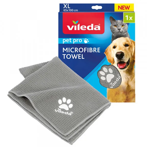 Vileda Toalha De Microfibra Para Cães E Gatos