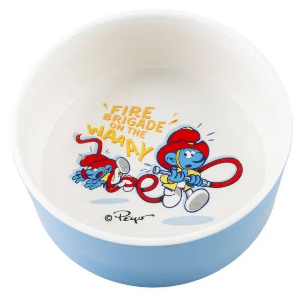 Duvo The Smurfs Tigela De Ceramica Para Cão E Gato 1,5 L