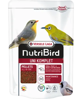 NutriBird Uni Komplet – Alimento de manutenção para pequenas aves frugívoras e insectívoras
