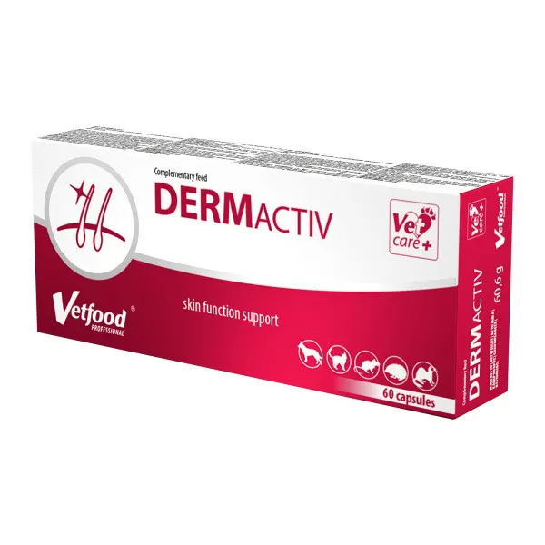 VETFOOD Dermactiv Suplemento Para A Queda De Pelo E Dermatose 60 Comp