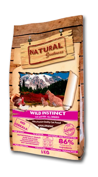 Natural Greatness Cat Wild Instinct (Kitten e Adult)