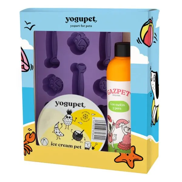 Yogupet – Box de Verão XV com Iogurte, Gelado e Forma de Gelados para Cão e Gato