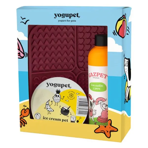 Yogupet – Pack de Verão com Iogurte, Gelado e Tapete de Lamber para Cão e Gato